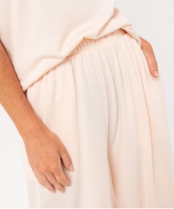Pantalon de pyjama femme coupe large